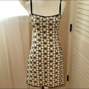 Nanette Lepore black and white bodycon dress